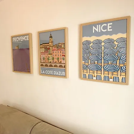 Studio Neuf - 2 Couchages - Hypercentre Menton - Plage - Mer - French Riviera Mentona